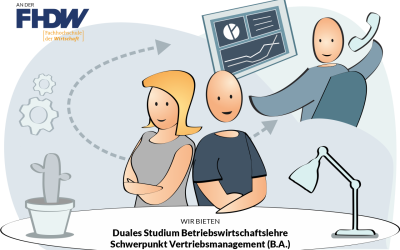 Duales FHDW Studium BWL Schwerpunkt Vertriebsmanagement (B.A.)